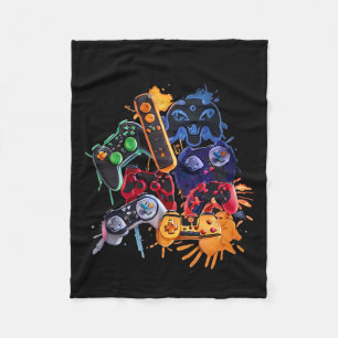 Game-Kontrolle Alle Dinge Video-Game-Controller Fleecedecke