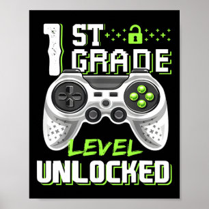 Game-Level am ersten Schultag Poster