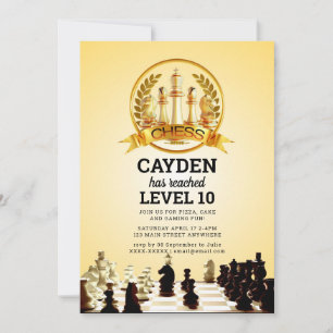 Game Level Up Gamer Geburtstagsaufruf Einladung