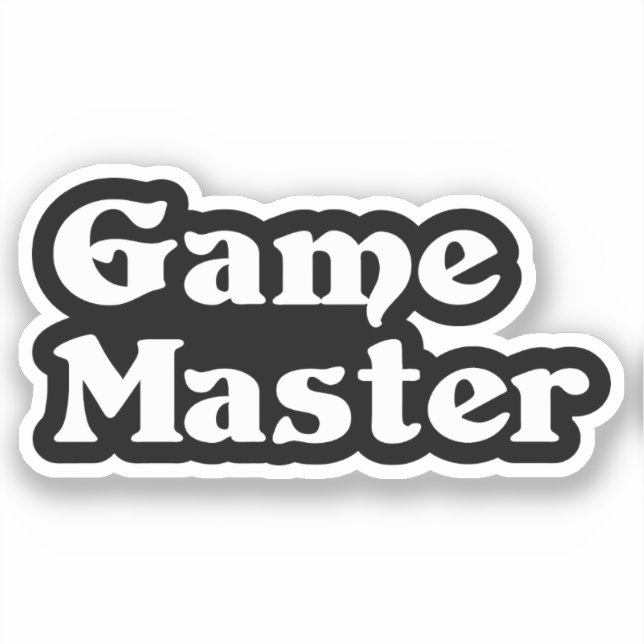 Game Master Aufkleber (Vorderseite)