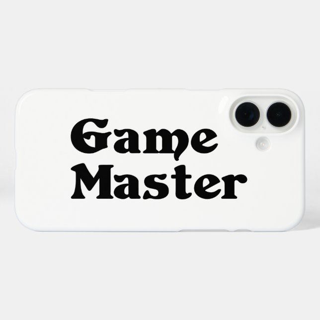 Game Master Case-Mate iPhone Hülle (Rückseite (Horizontal))