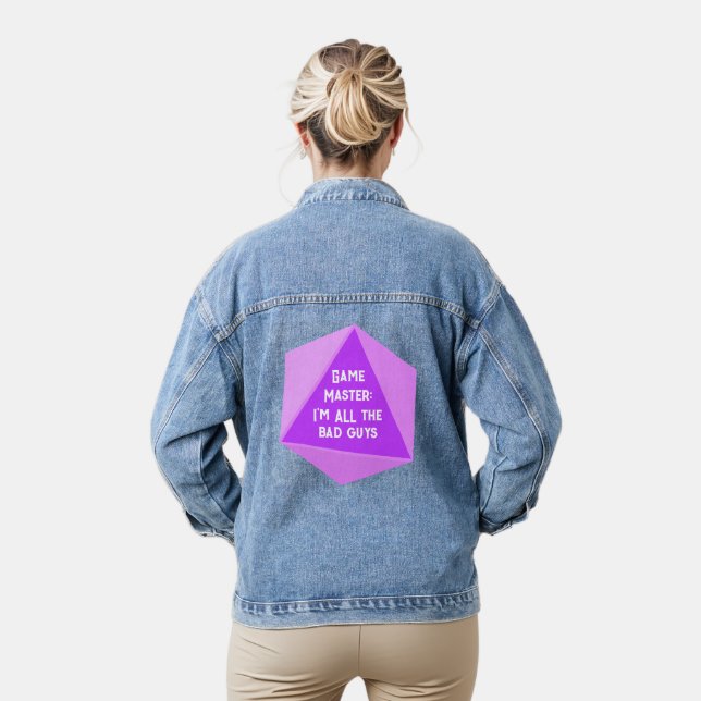 Game Master Ich bin die ganzen schlechten Typ Jeansjacke (Modell)
