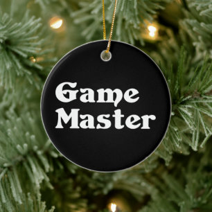 Game Master Keramik Ornament
