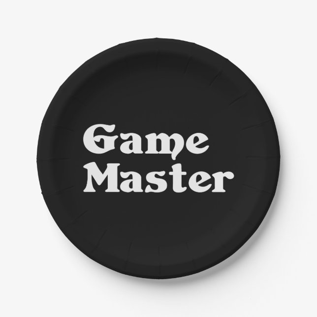 Game Master Pappteller (Vorderseite)