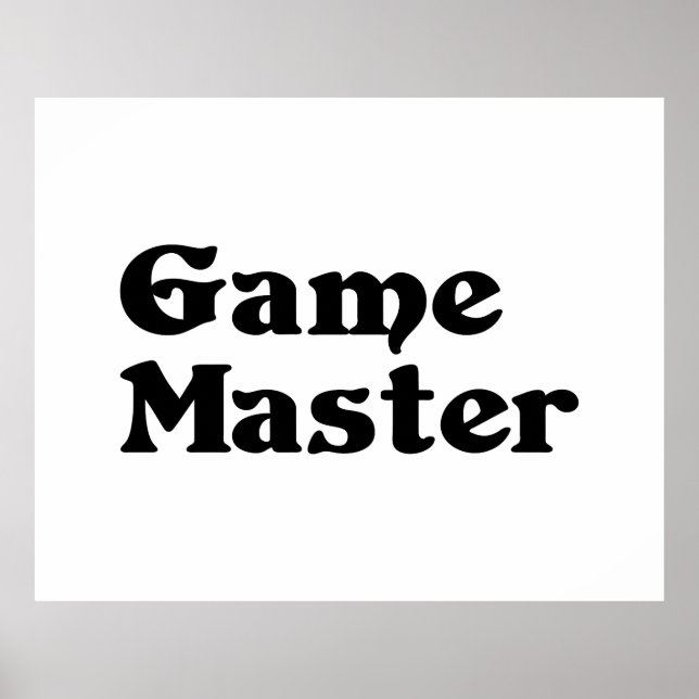 Game Master Poster (Vorne)