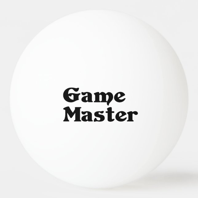 Game Master Tischtennisball (Vorderseite)