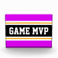 GAME MVP Hellrosa, Schwarz-weiß Gelbe Streifen