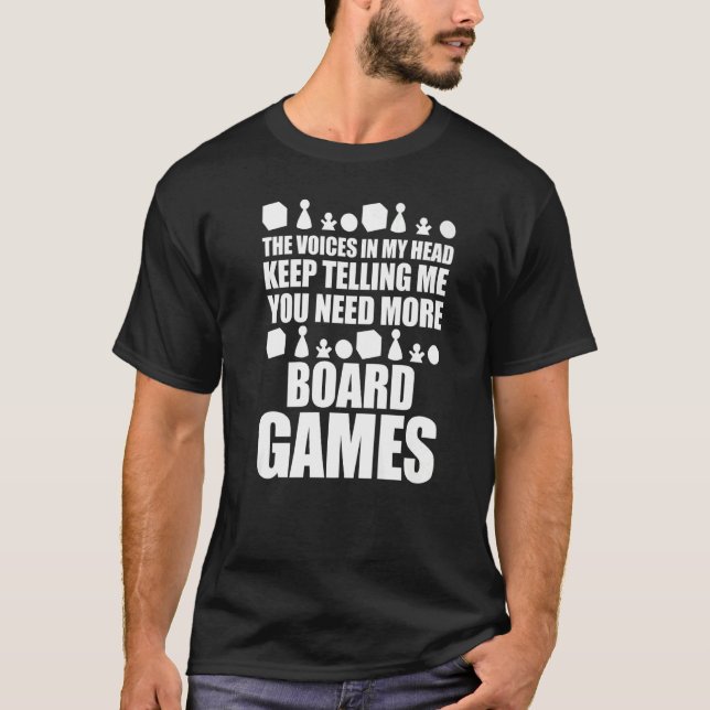 Game Night Funny Board Spiel Sie brauchen mehr Bre T-Shirt (Vorderseite)