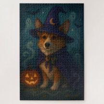 Game Night Whimsical Mystical Corgi verzaubert