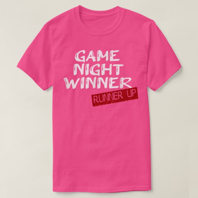 Game Night Winner RUNNER UP  T-Shirt (Design vorne)