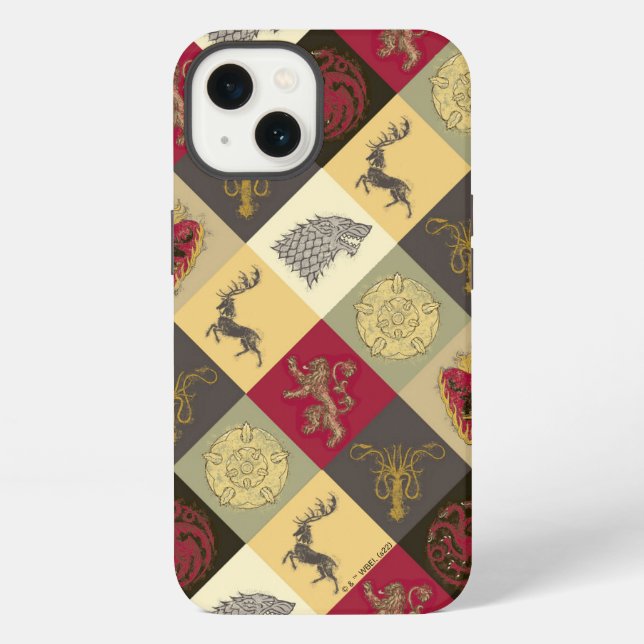 Game of Thrones Siegel Muster iPhone Hülle (Rückseite)