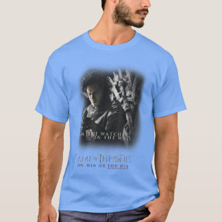 Game ofhrones Jon Snow I Amhe Watcher Onhe Wall bo T-Shirt