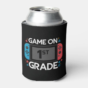 Game On 1. Klasse Zurück zur Schule Lustiger Gamer Dosenkühler