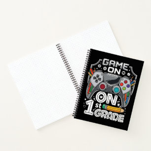 Game On 1. Klasse Zurück zur Schule Notizbuch