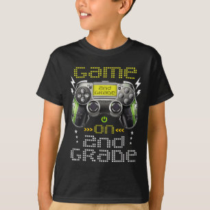 Game On 2. Klasse Zurück zur Schule für Kinder Mäd T-Shirt