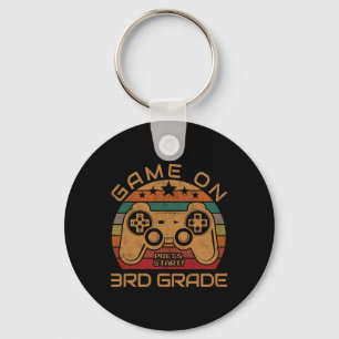Game On 3rd Grade First Day Gamer Gabe zurück zu S Schlüsselanhänger