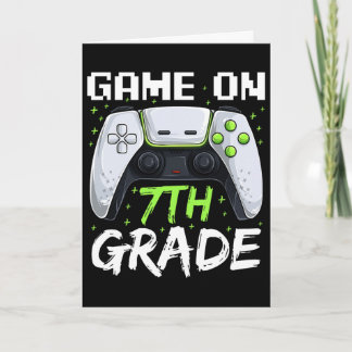 Game On 7. Klasse Wieder Zur Schule Karte