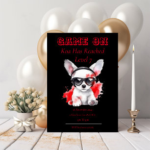 Game On Birthday Einladung nächste Stufe, Gamming