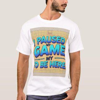 Game On: Cartoon 3D Gaming Remote T - Shirt Design