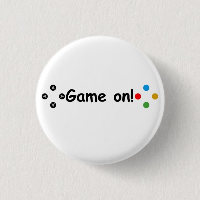 Game On! Controller-Button Button (Vorderseite)