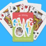 Game ON! Foto Niedlich und farbenfroh<br><div class="desc">Dieses niedliche Foto-Design ist in kräftigen Primärfarben gehalten und enthält den Text "GAME ON". Variationen dieses Designs sowie der Koordinationsprodukte sind in unserem Shop, zazzle.com/store/doodlelulu, erhältlich. Kontaktieren Sie uns, wenn Sie dieses Design für ein bestimmtes Produkt verwenden möchten, um Ihr eigenes, einzigartiges Passwort zu erstellen! Vielen Dank, dass Sie ein...</div>