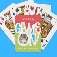 Game ON! Foto Niedlich und farbenfroh Spielkarten