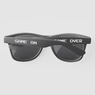 Game On Game Über lustige Pixeltext-Sonnenbrille