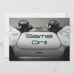 "Game On"-Gaming zum Geburtstag Einladung