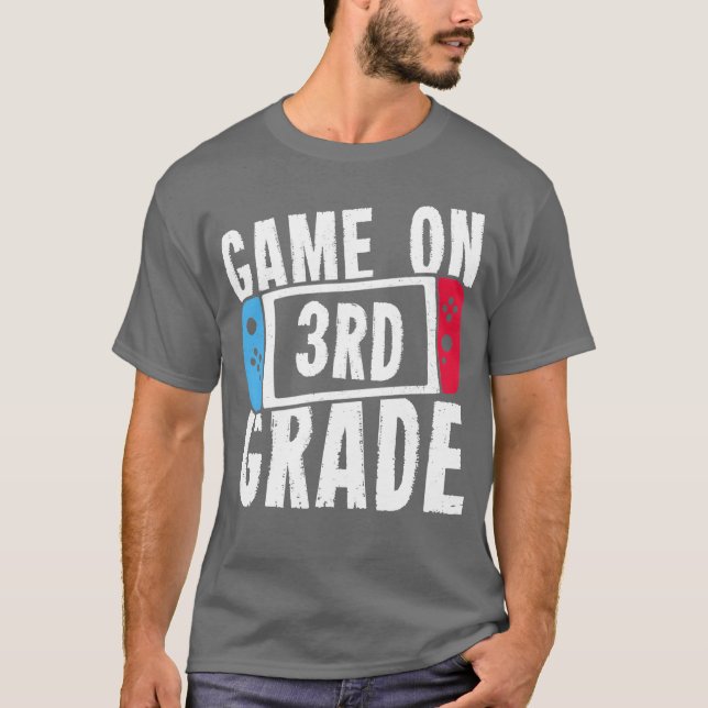 Game On Junge der 3. Klasse T-Shirt (Vorderseite)