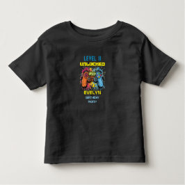 Game On Level Up Video Game Geburtstag Kleinkind T-shirt