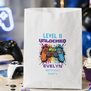Game On Level Up Videospiel-Geburtstag Geschenktütchen