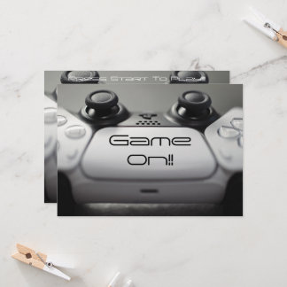 "Game ON!" PlayStation-Party Einladung
