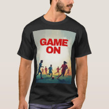 "Game On Retro Vintage Fußballspieler T-Shirts"