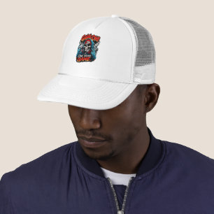Game On Schädel Gamer Baseballkappe   Streetwear G Truckerkappe