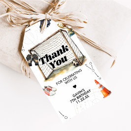 Game On Soccer Birthday Party Favor Tags Geschenkanhänger