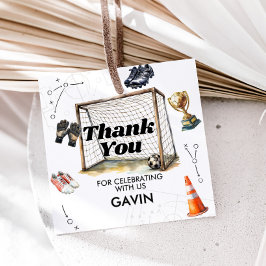 Game On Soccer Birthday Party Favor Tags Geschenkanhänger