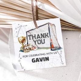 Game On Soccer Boy Birthday Geschenkanhänger