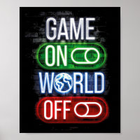 Game On World Off für Jungs und Männer