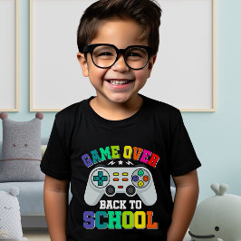 Game Over Back to School – Funny Gamer T-Shirt