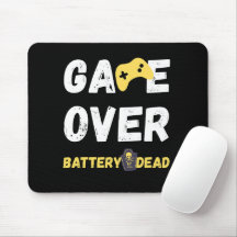 Game Over Batterie Leer Lustiges Gamer-Design