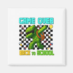 Game Over CK zu School Gamer Funny Kids First Day Magnet