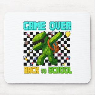 Game Over CK zu School Gamer Funny Kids First Day Mousepad
