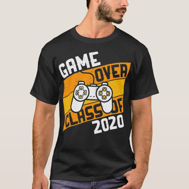 Game Over Class of 2020 Video Games Abschluss Ga T-Shirt (Vorderseite)