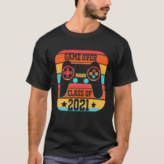 Game Over Class of 2021 - Video Gamer Abschluss T-Shirt