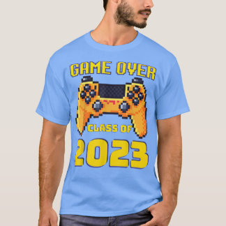 Game Over Class of 2023 Video Games Vintag Gradua T-Shirt