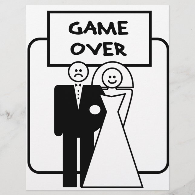 "Game Over"-Ehe (Vorderseite)