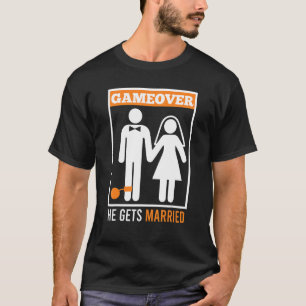 Game over  Ehemann Bräutigam Junggesellenabschied T-Shirt