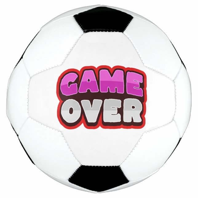 GAME OVER Fußball (Vorderseite)