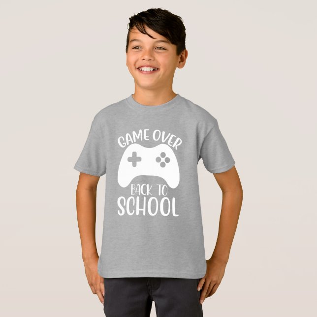 Game Over Gaming T - Shirt (Vorne ganz)