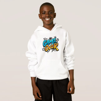 Game Over Graffiti Hoodie - Retro-Gaming-Stil